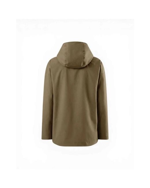 Save The Duck Green Rain Jackets