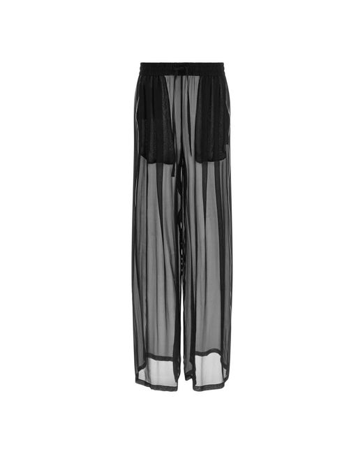 Dolce & Gabbana Gray Wide Trousers