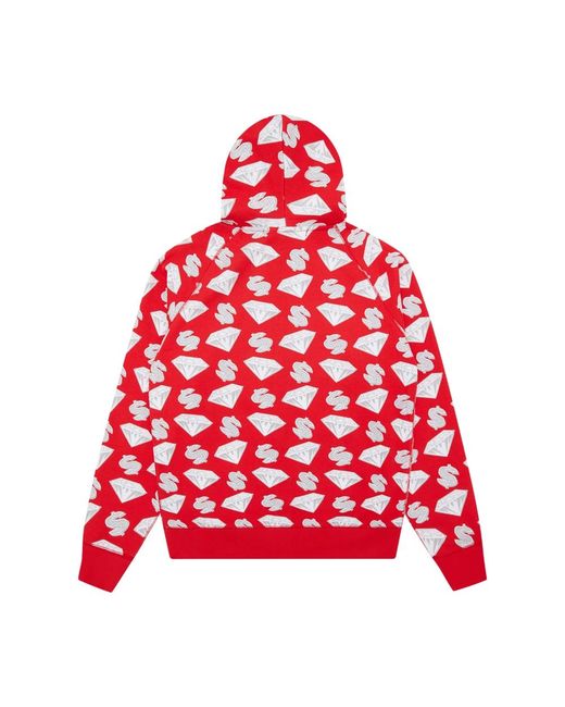 Billionaire Red Zip-Throughs for men