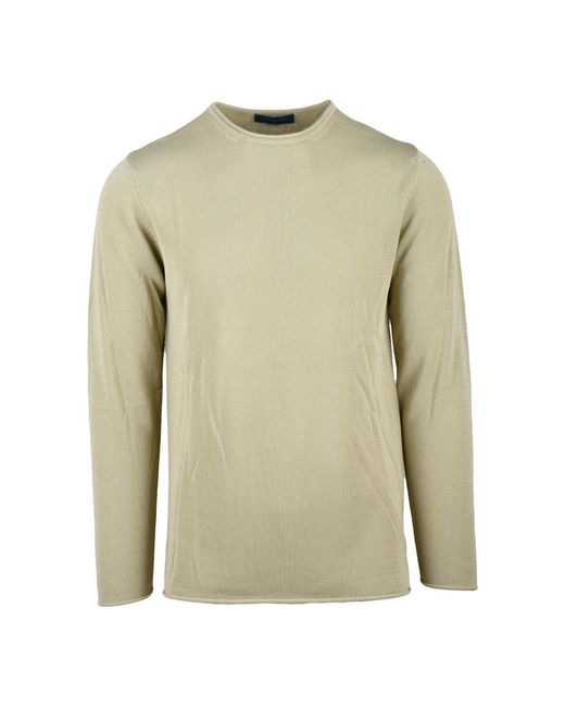 Daniele Fiesoli Green Round-Neck Knitwear for men