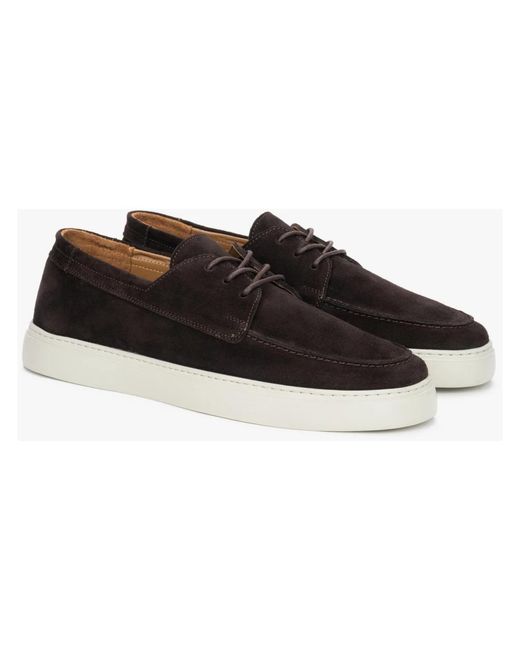 ESTRO Black Laced Shoes for men