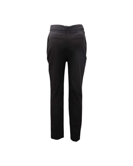 Jijil Black Straight Trousers