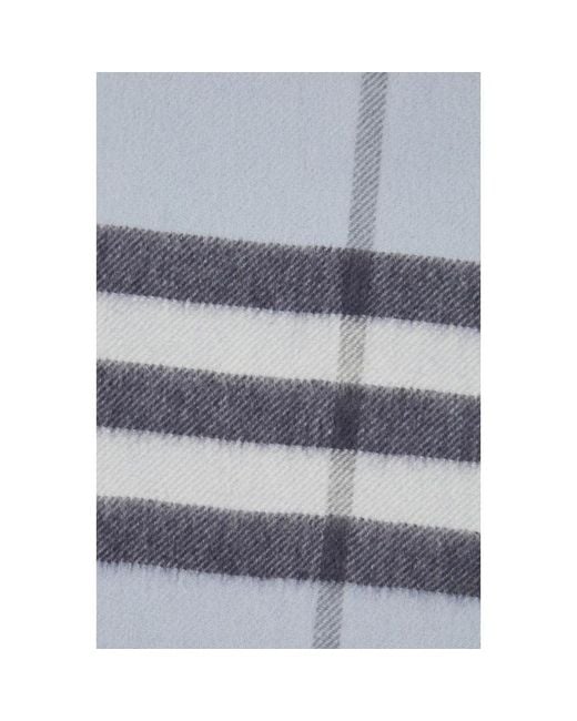 Burberry Blue Winter Scarves