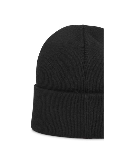 DSquared² Accessoires ,Zwart ,Wol Gebreide Muts Met Omslag in het Black voor heren