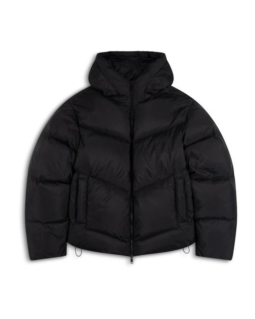 Axel Arigato Jassen ,Zwart ,Polyester Peak Puffer Jacket in het Black voor heren