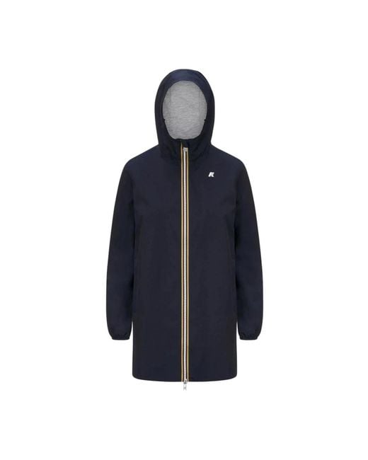 K-Way Blue Rain Jackets