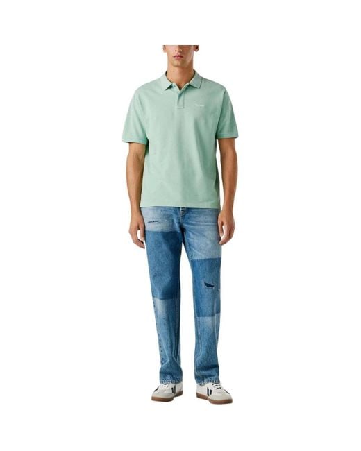 Pepe Jeans Green Polo Shirts for men