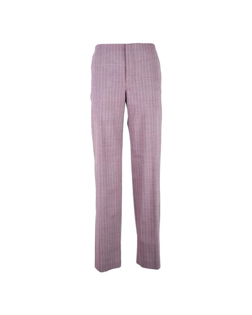 Wide Trousers Moschino en coloris Purple