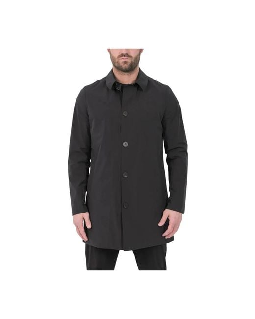Rrd Black Single-Breasted Coats for men