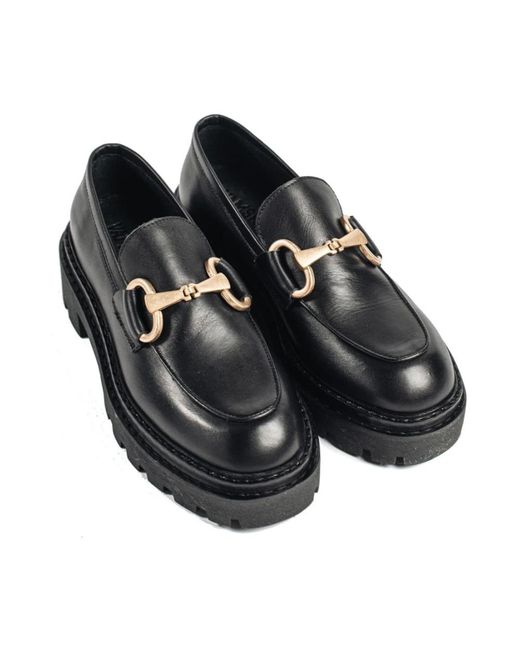 VAMSKO Black Loafers