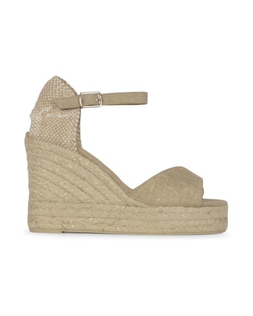 Castaner Metallic Wedges