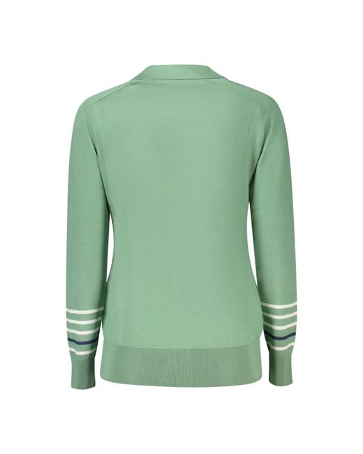 North Sails Green V-Neck Knitwear
