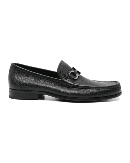 Ferragamo Black Loafers