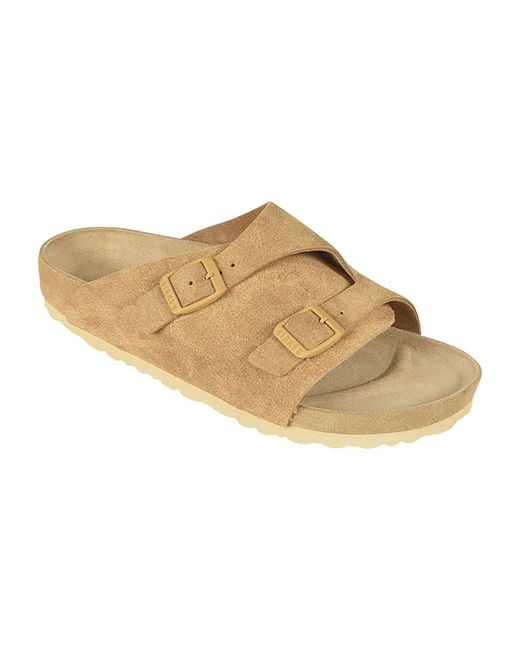 Birkenstock Natural Sliders