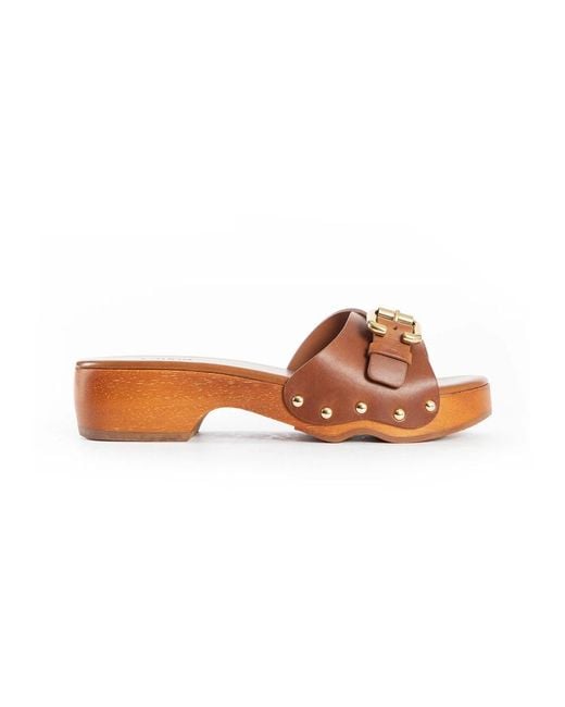 Chloé Brown Sliders