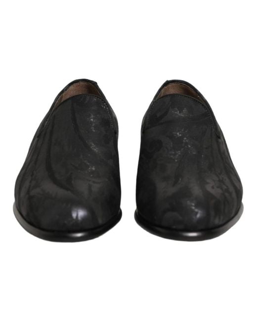 Dolce & Gabbana Black Loafers for men