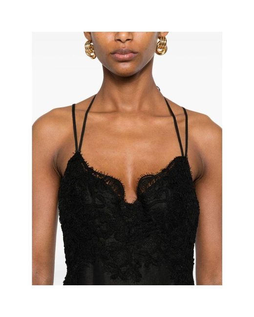 Maxi Dresses Ermanno Scervino de color Black