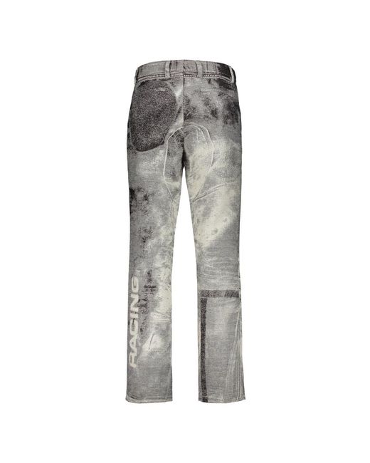 DIESEL Gray Slim-Fit Trousers for men