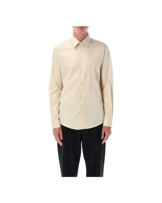 Burberry Casual Shirts in het Natural voor heren