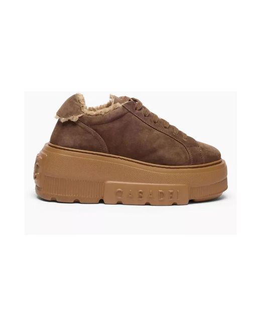 Wedges di Casadei in Brown