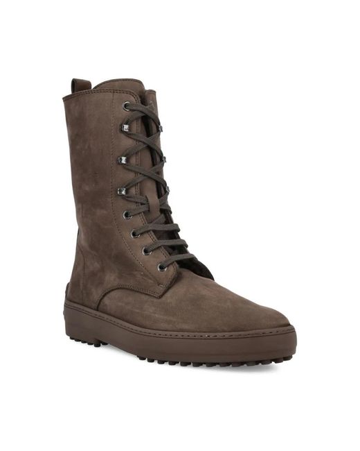 Tod's Brown Schnürstiefel