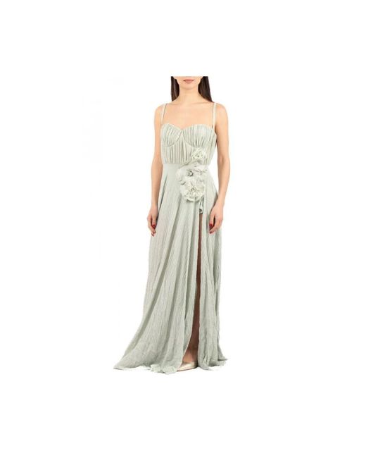 Elisabetta Franchi Metallic Elegantes Kleid Von