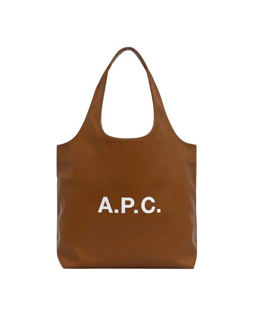Tote Bags di A.P.C. in Brown
