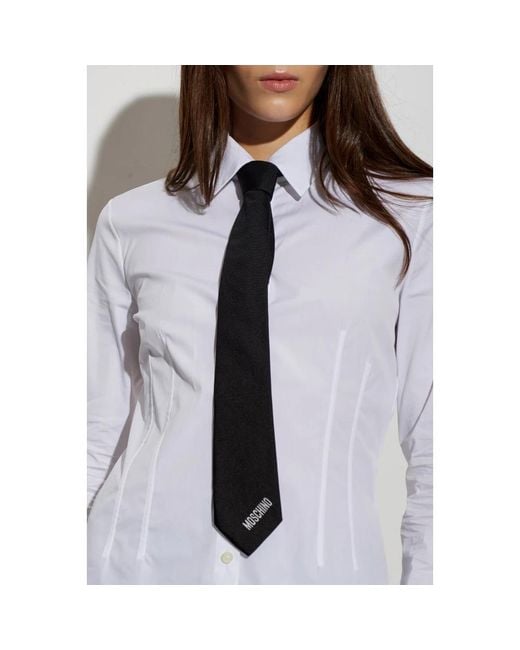 Ties di Moschino in Black