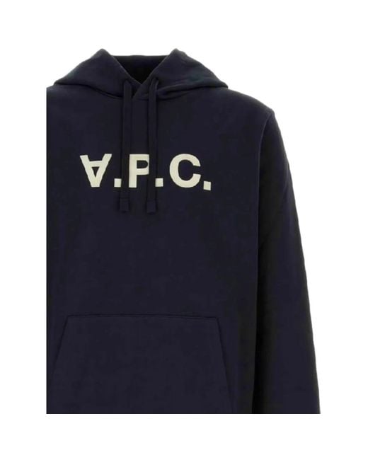 A.P.C. Blue Hoodies for men
