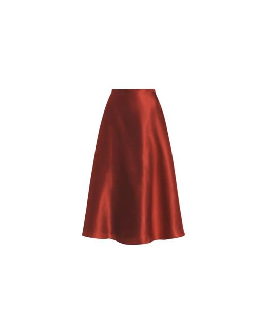 Alberta Ferretti Red Maxi Skirts