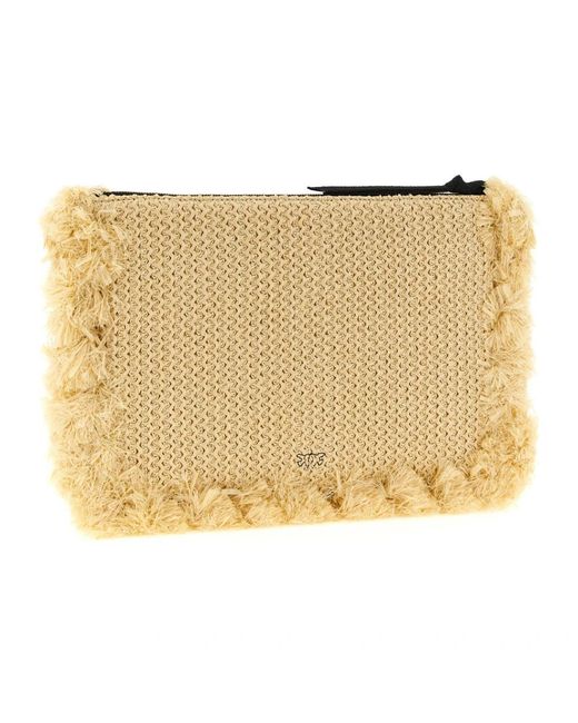 Pinko Metallic Clutches