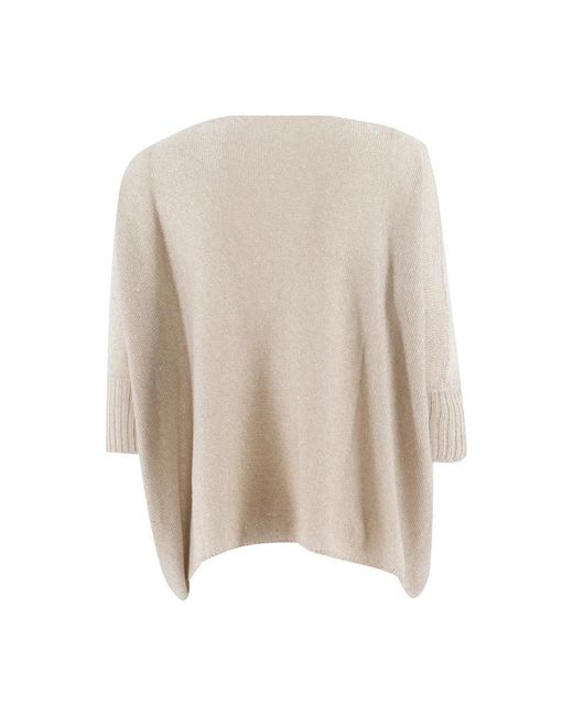 Le Tricot Perugia Natural Round-Neck Knitwear