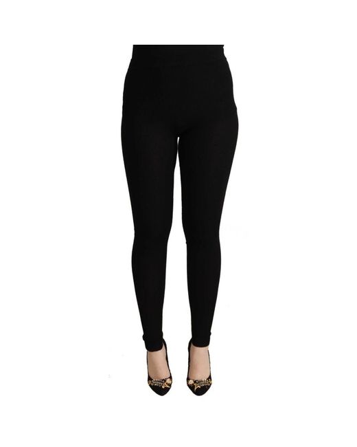Dolce & Gabbana Black Leggings