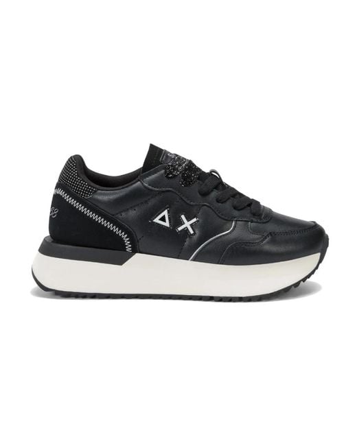 Sun 68 Black Sneakers