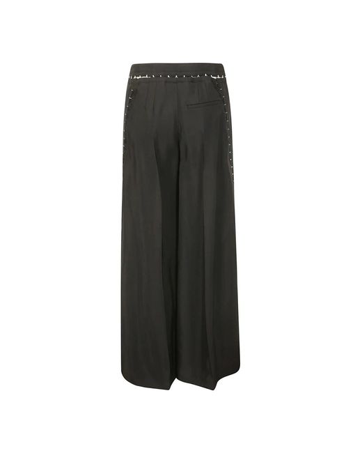 Trousers > wide trousers Mugler en coloris Black