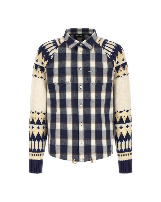 Casual Shirts DSquared² de hombre de color Blue