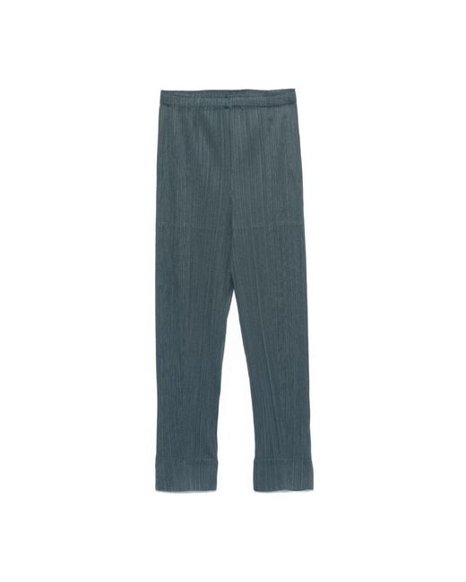 Issey Miyake Gray Straight Trousers