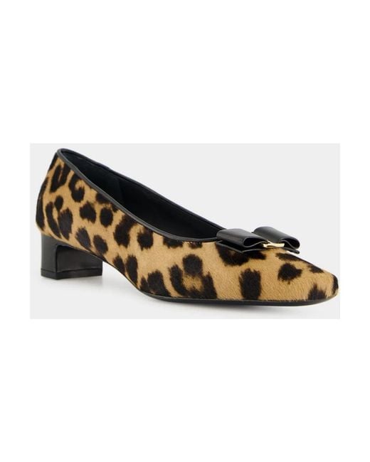 Ferragamo Brown Pumps