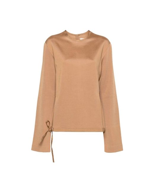 Jil Sander Natural Bomber jackets