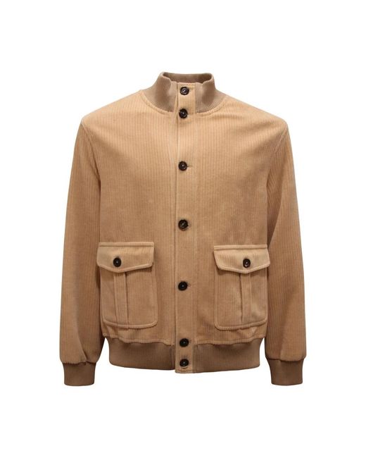 Circolo 1901 Brown Bomber Jackets for men