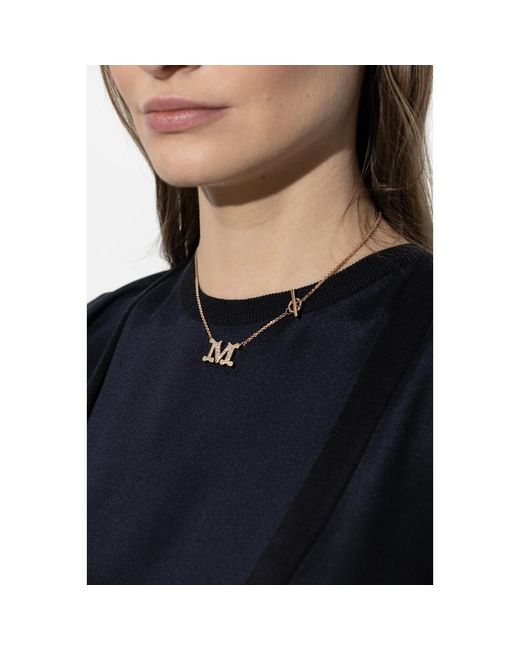 Max Mara Metallic Stilla Halskette