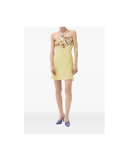 Versace Kleedjes ,Groen ,Jurk in het Yellow