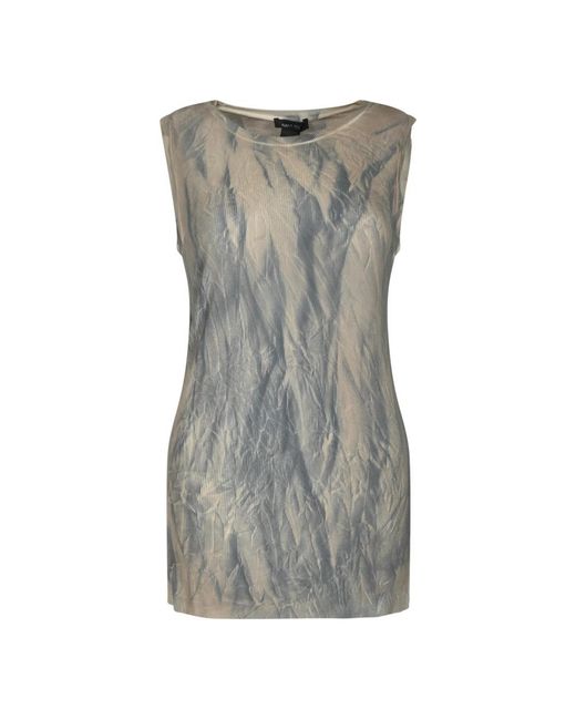 Avant Toi Gray Sleeveless Tops