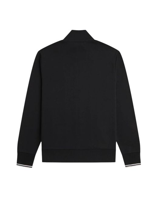 Fred Perry Black Zip-Throughs for men
