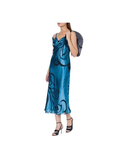 Alberta Ferretti Blue Party Dresses