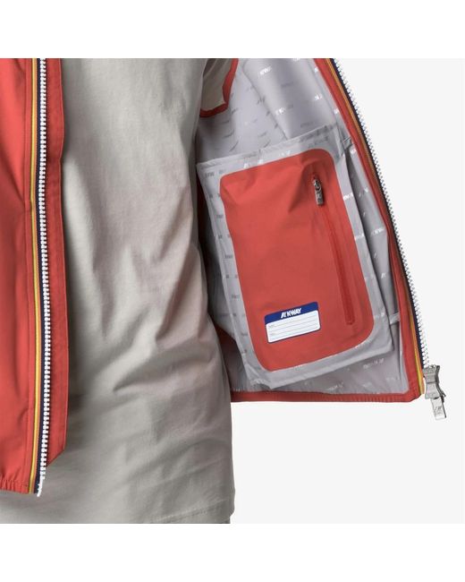 Vests K-Way de hombre de color Red