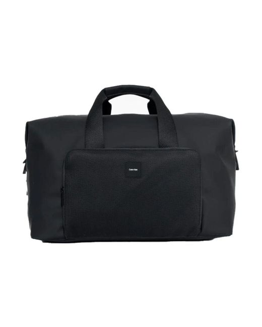 Calvin Klein Strukturierte Tasche Mit Verstellbarem Riemen in Black für Herren