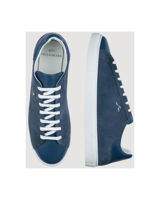 Paul & Shark Blue Sneakers for men