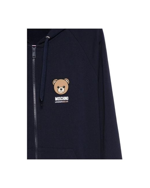 Zip-Throughs Moschino de hombre de color Blue