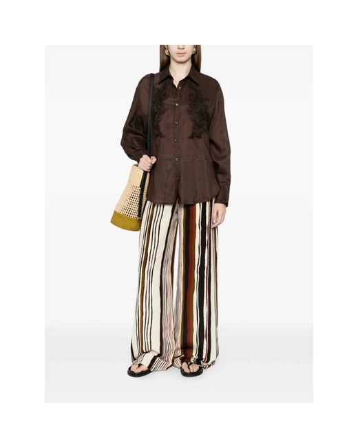 Ermanno Scervino Brown Shirts